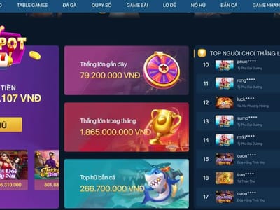 Huge Jackpot Winner Dashboard